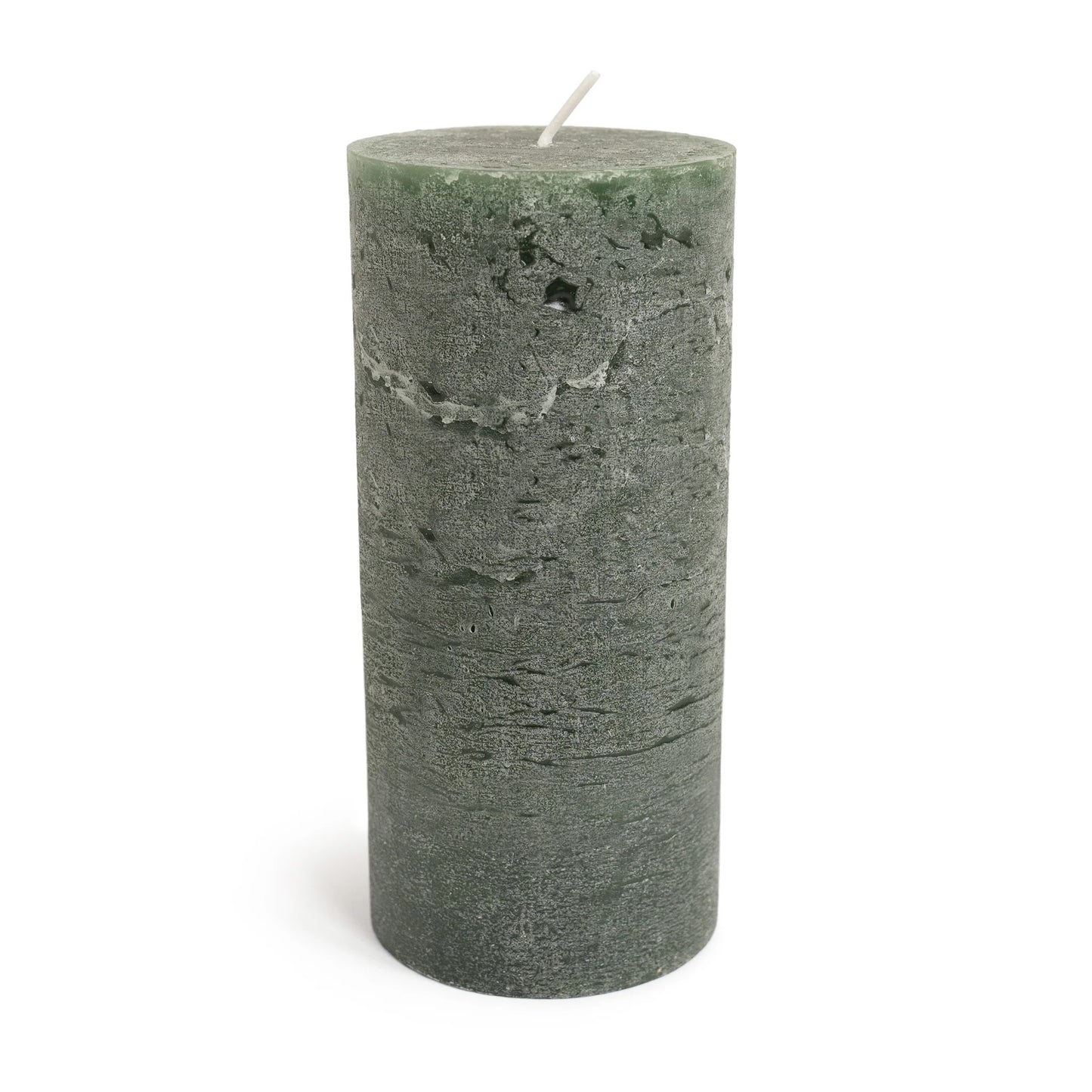 Simon Pearce Rusteli Hunter Green Pillar Candle