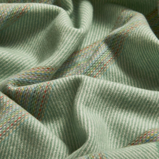 Cushendale Seskin Lambswool Large Throw - Jade