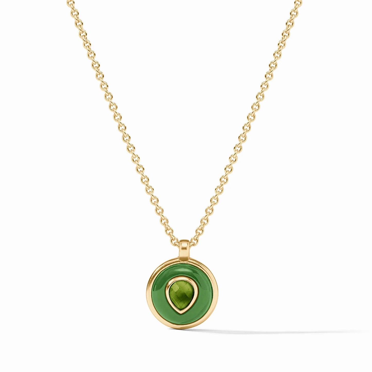 Julie Vos Carnaby Delicate Necklace - Palmetto Green