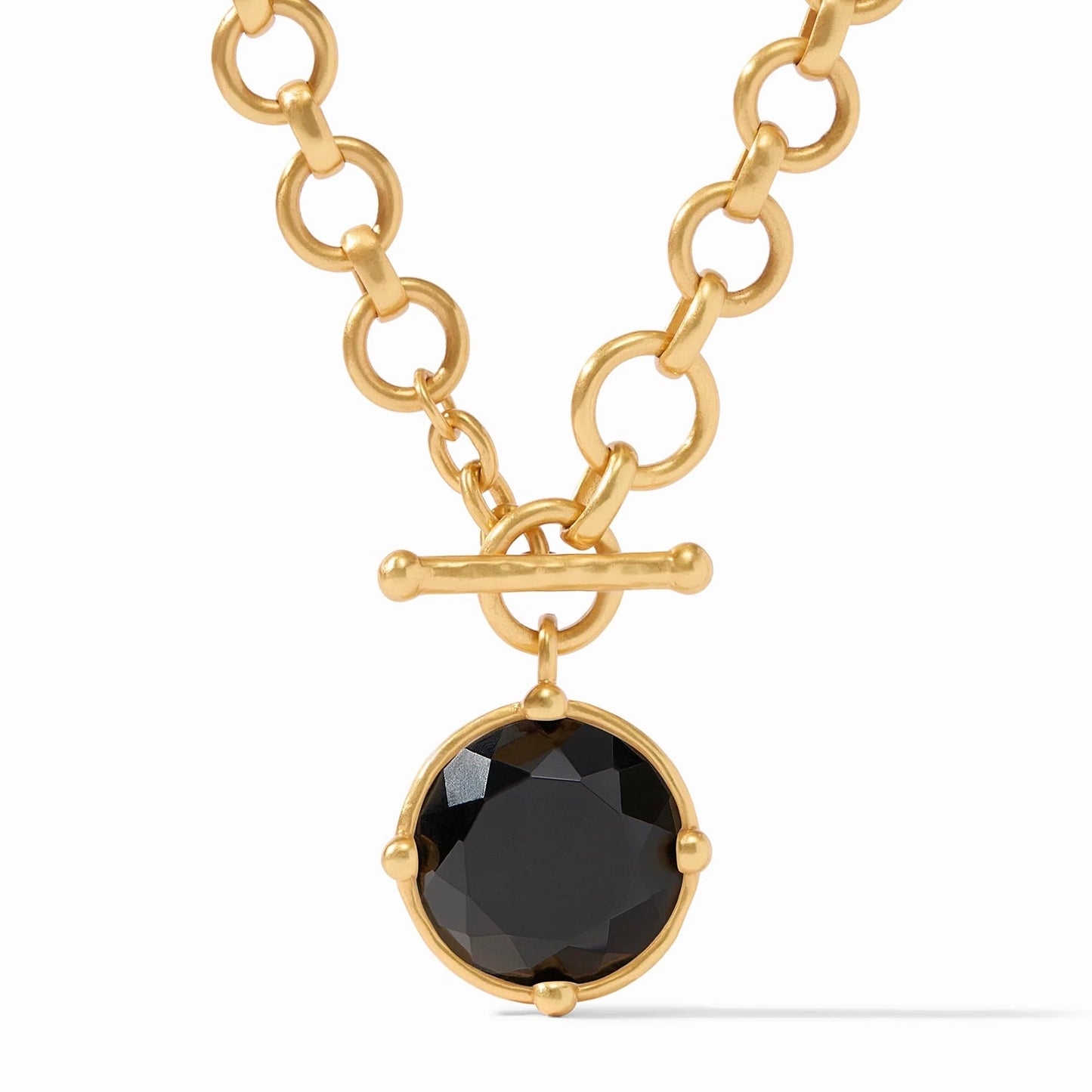 Julie Vos Honeybee Demi Necklace - Obsidian Black