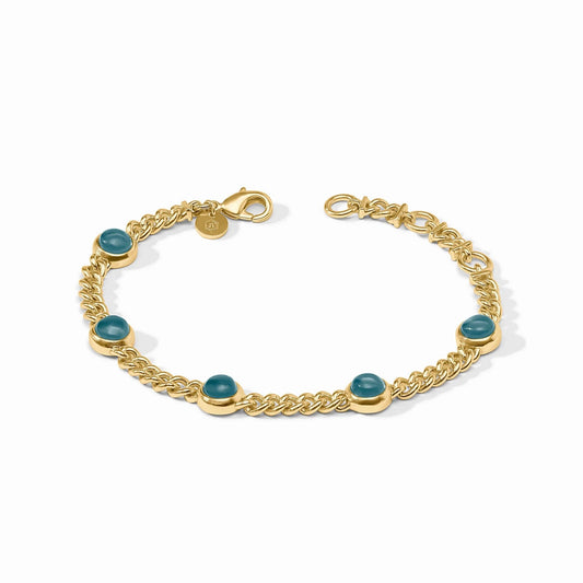 Julie Vos Dolce Delicate Bracelet - Iridescent Montana Blue