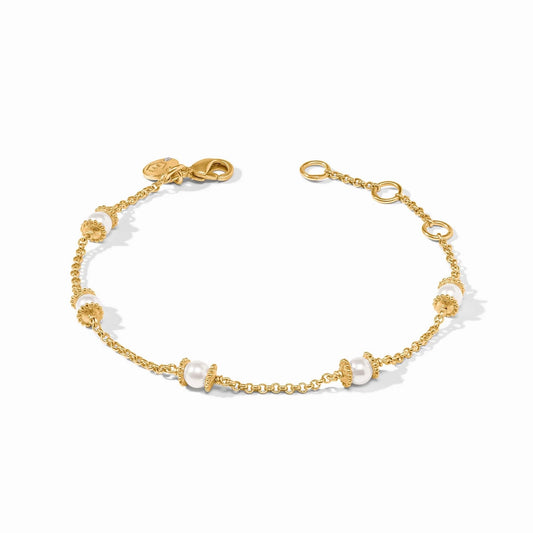 Julie Vos Hydra Delicate Bracelet - Pearl