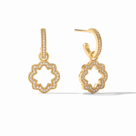 Julie Vos Odette Hoop & Charm Earring