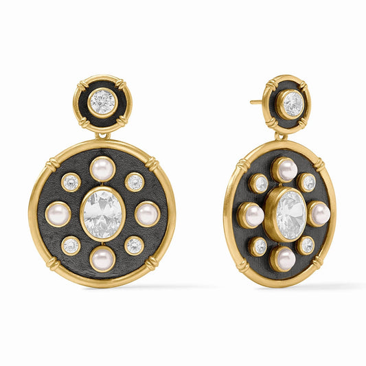 Julie Vos Tribeca Statement Earring - Cubic Zirconia