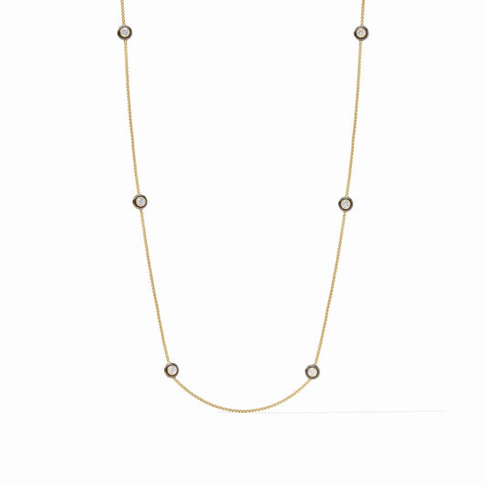 Julie Vos Tribeca Station Necklace - Mixed Metal