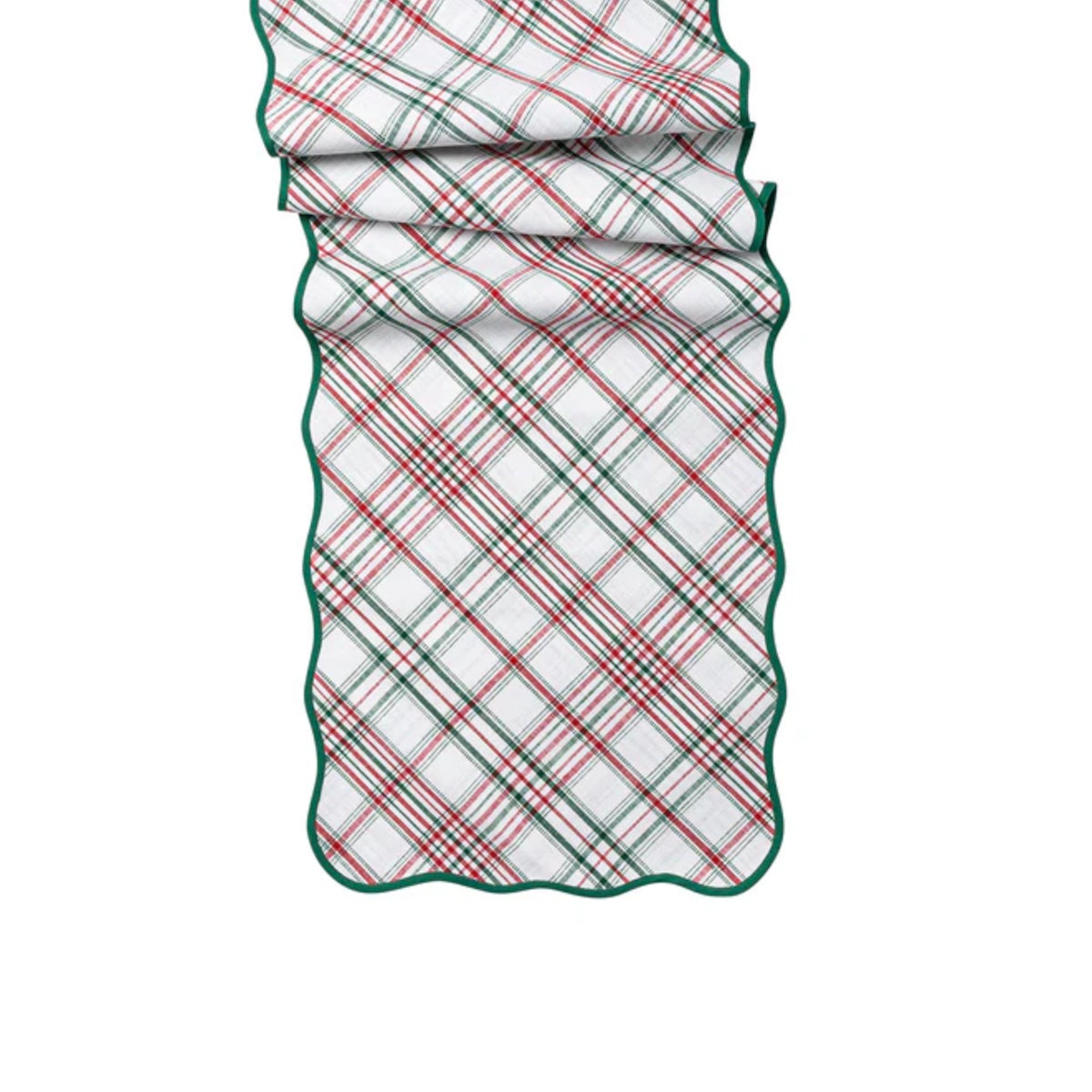 Merry Tartan 18" x 90" Runner - Red/Green