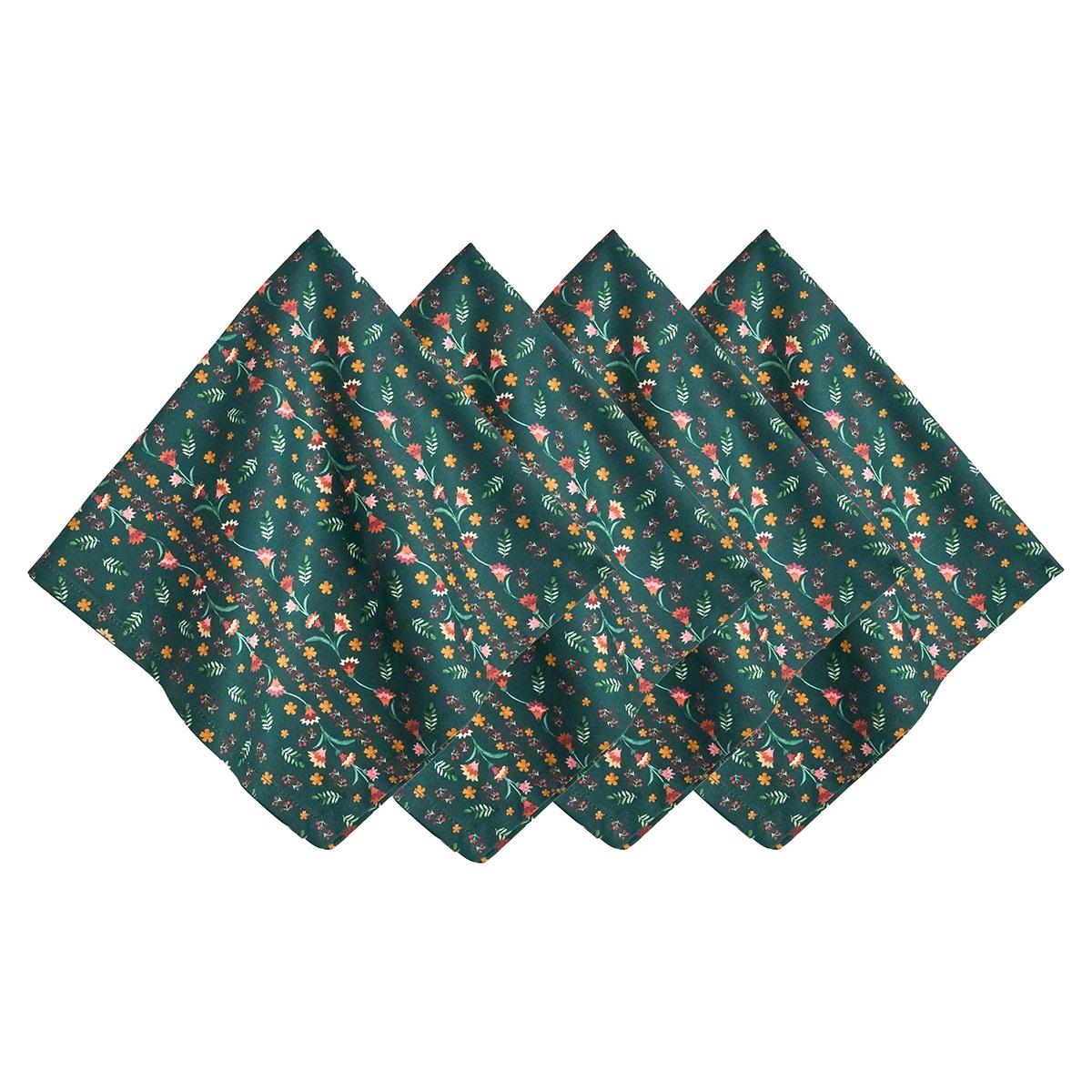 Juliska Klara Napkin Set/4 - Evergreen