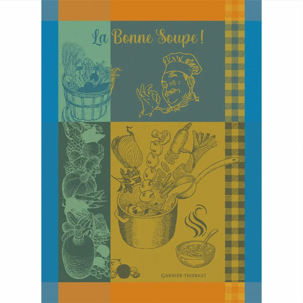 Garnier Thiebaut  La Bonne Soupe Curcuma Kitchen Towel