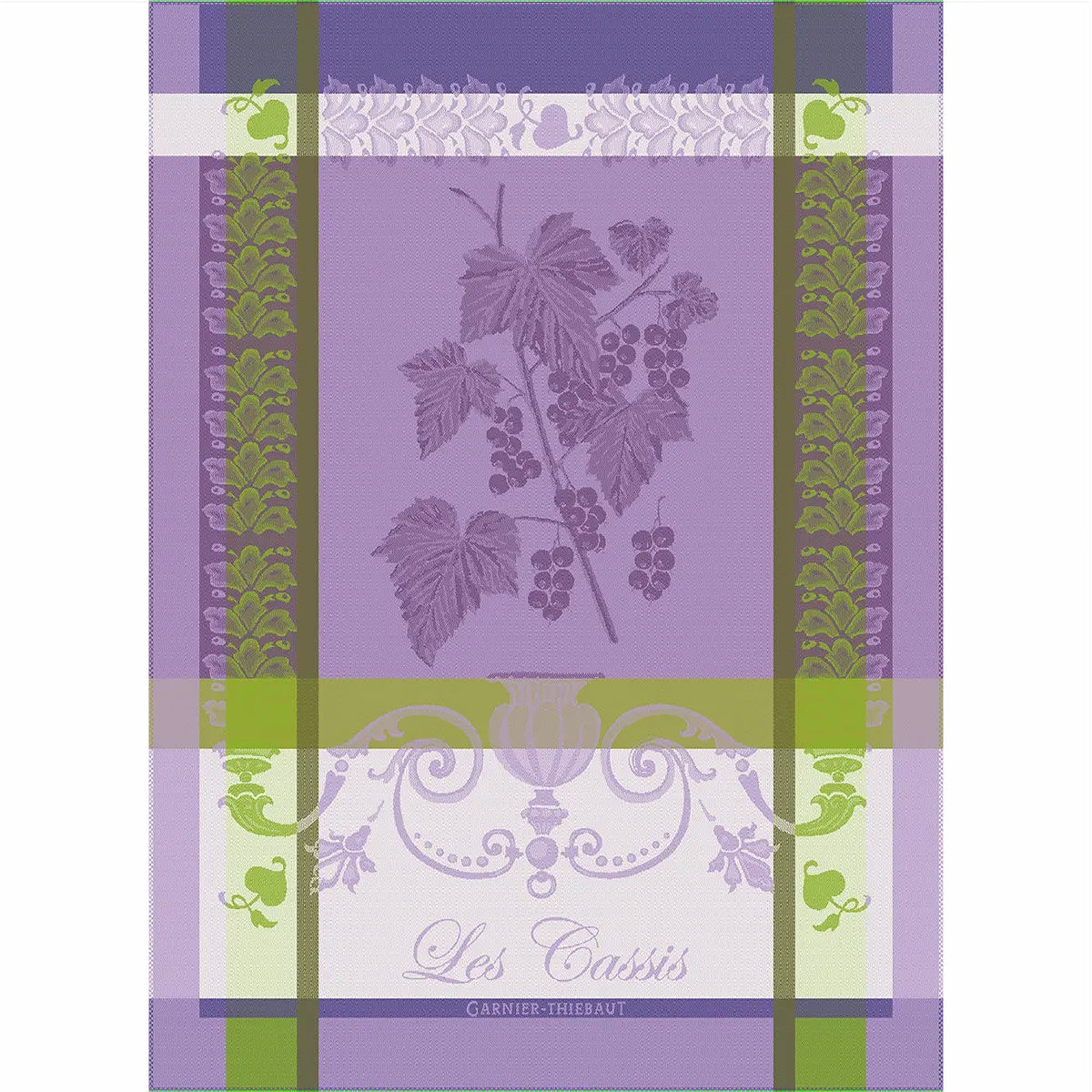 Garnier-Thiebaut Les Cassis Purple Kitchen Towel