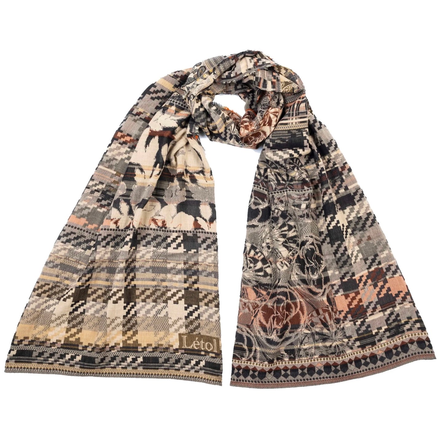 Létol Lambert Papillote Organic Cotton Scarf