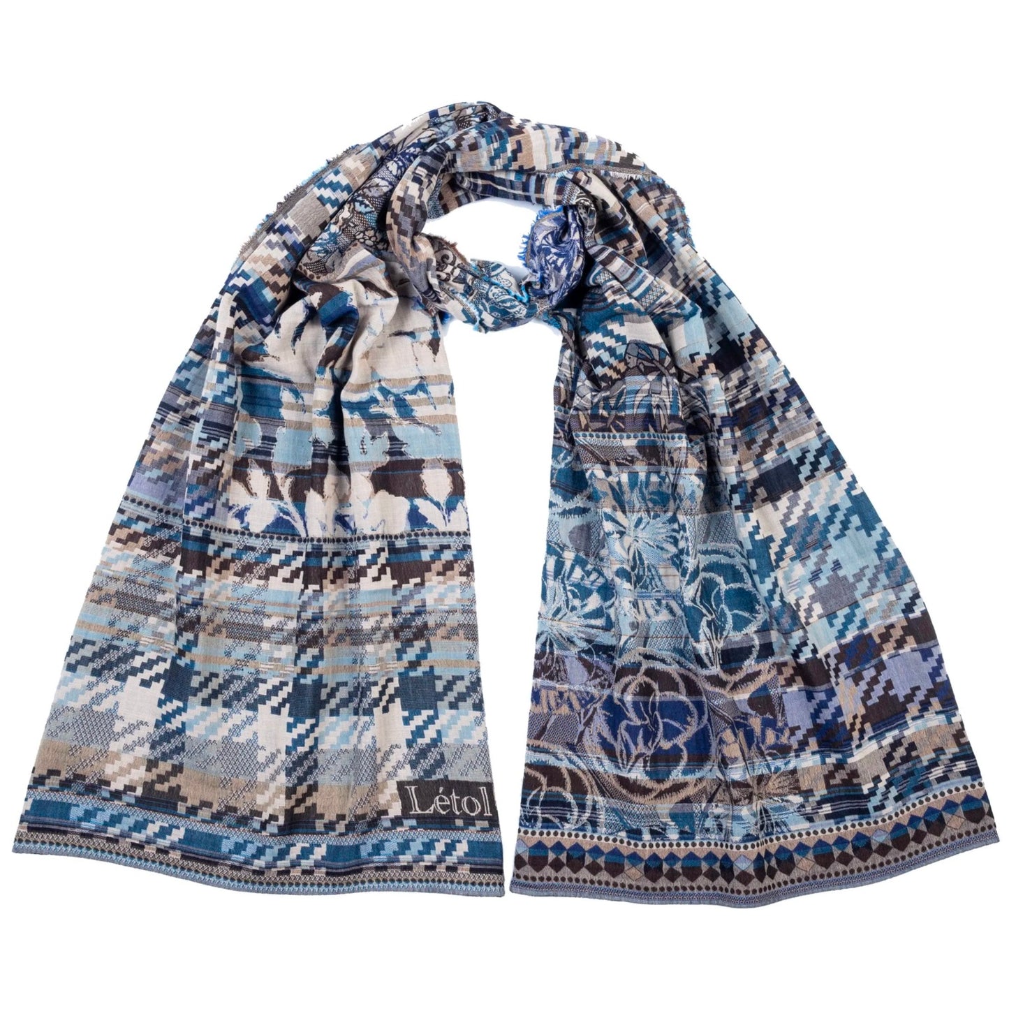 Létol Lambert Terre Turquin Organic Cotton Scarf