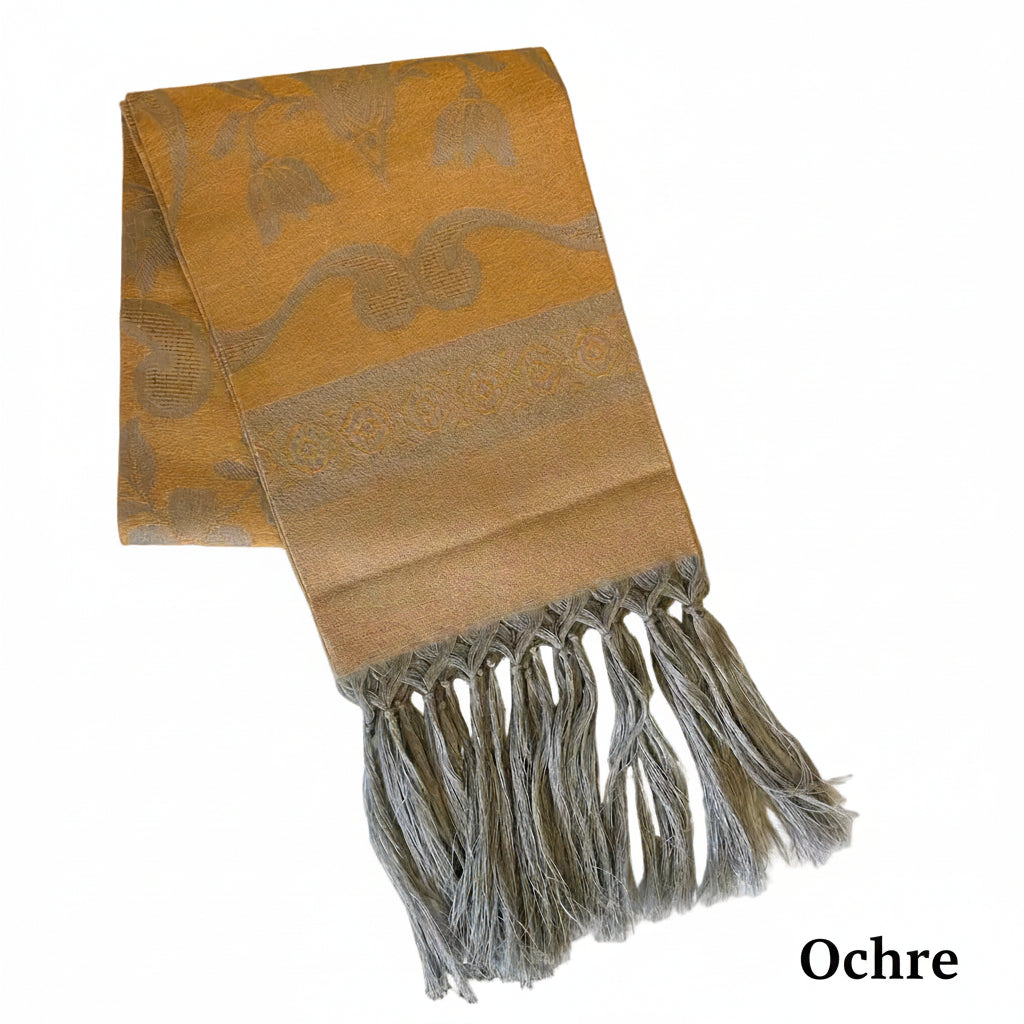 Tessitura Pardi Damasco Rustica 100% Linen Large (Bath) Towel with Fringe