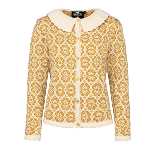 Norlender Lisa Wool Cardigan - Ochre