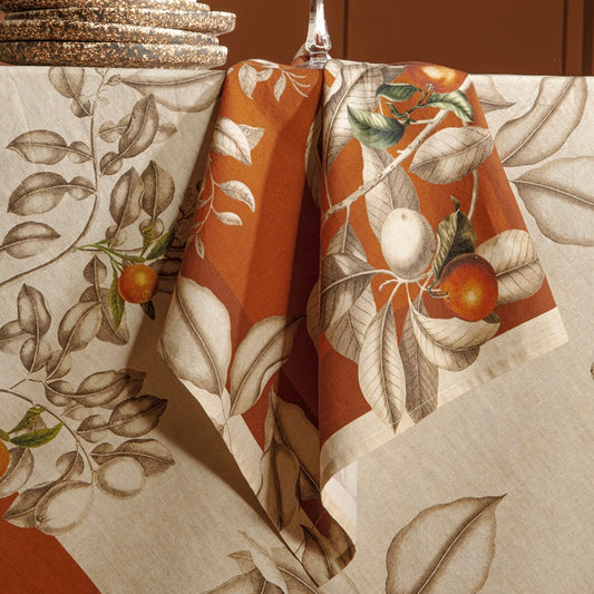 Mandarines Rouille Napkin Set/4