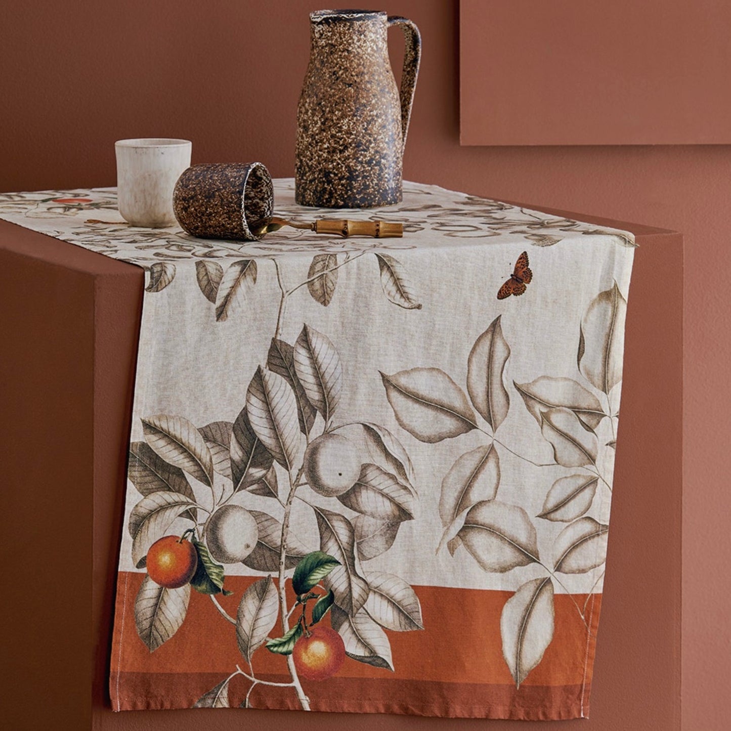 Mandarines Rouille Tablerunner