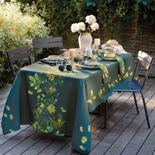 Mille Delices Bois Vert Tablecloth