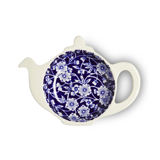 Blue Calico Teapot Tray