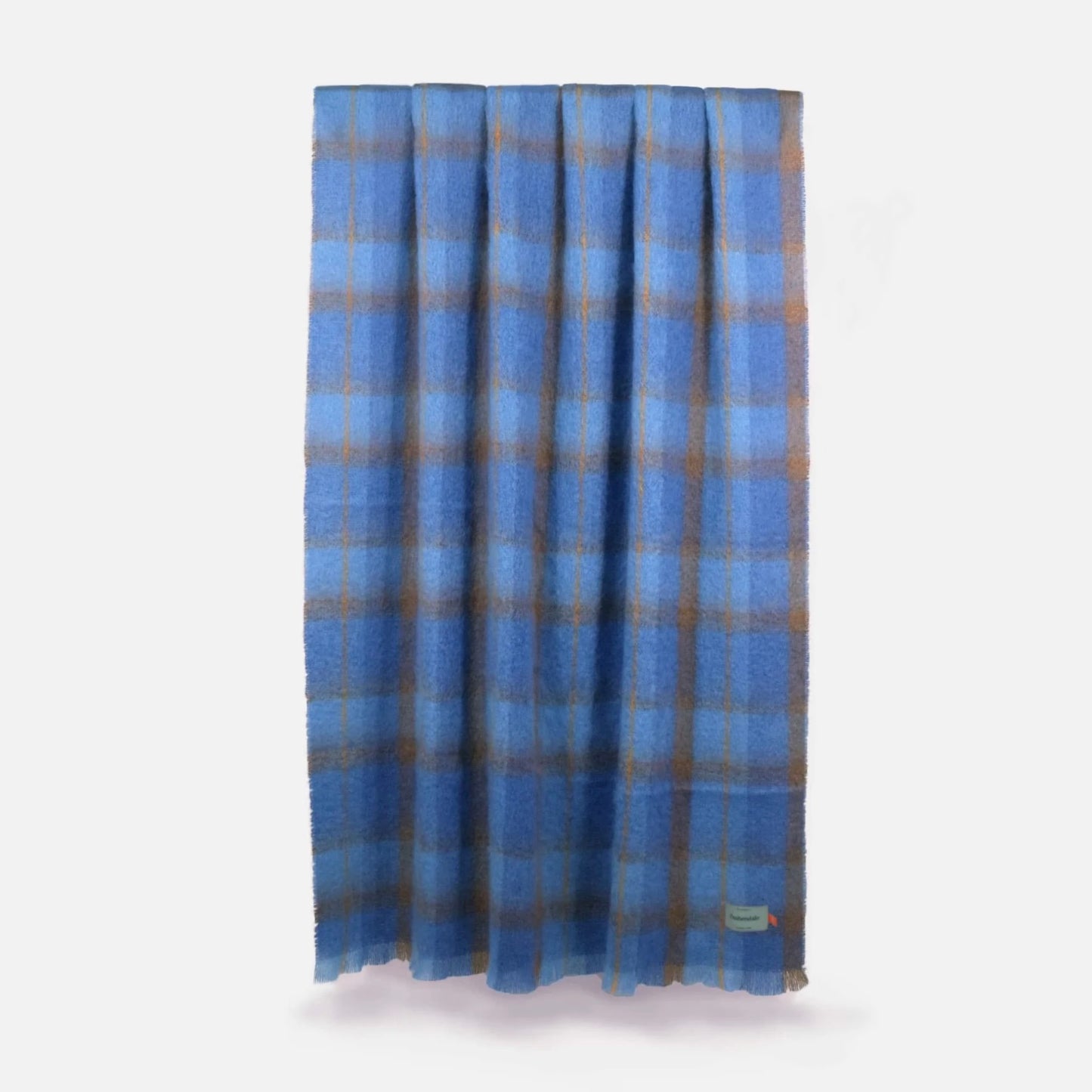 Cushendale Mohair Throw Blanket Small - Bluebird