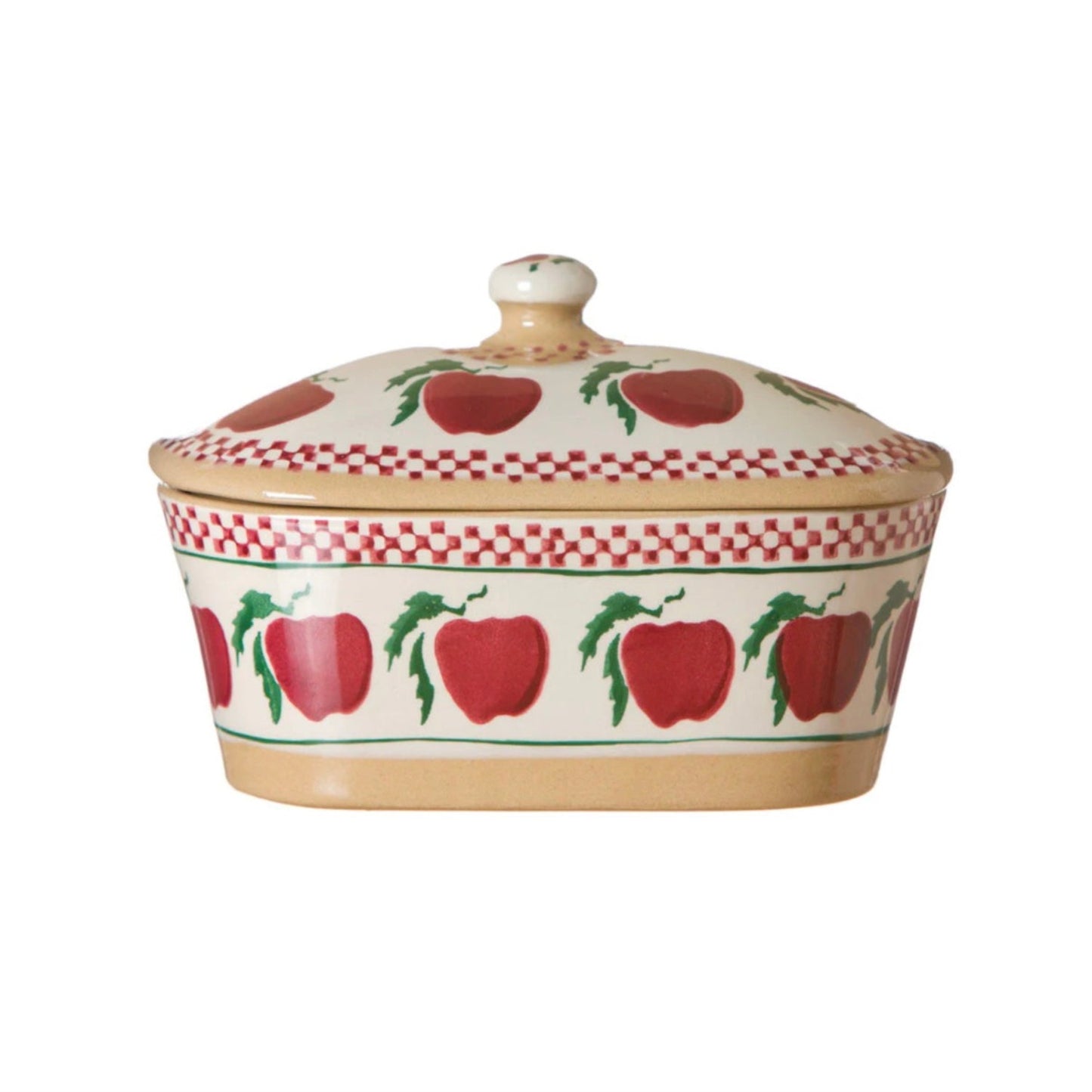 Apple Covered Butter Dish