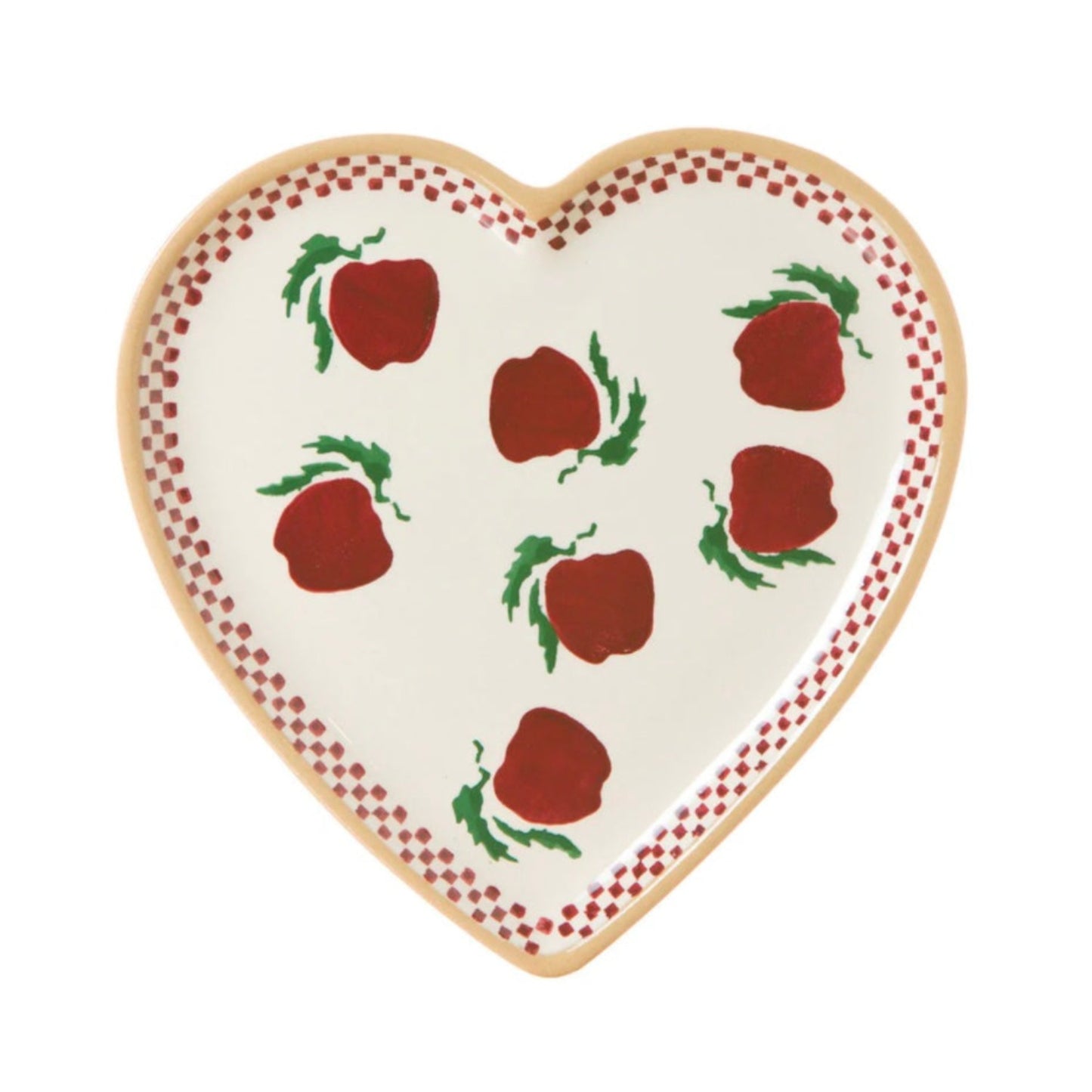 Apple Medium Heart Plate