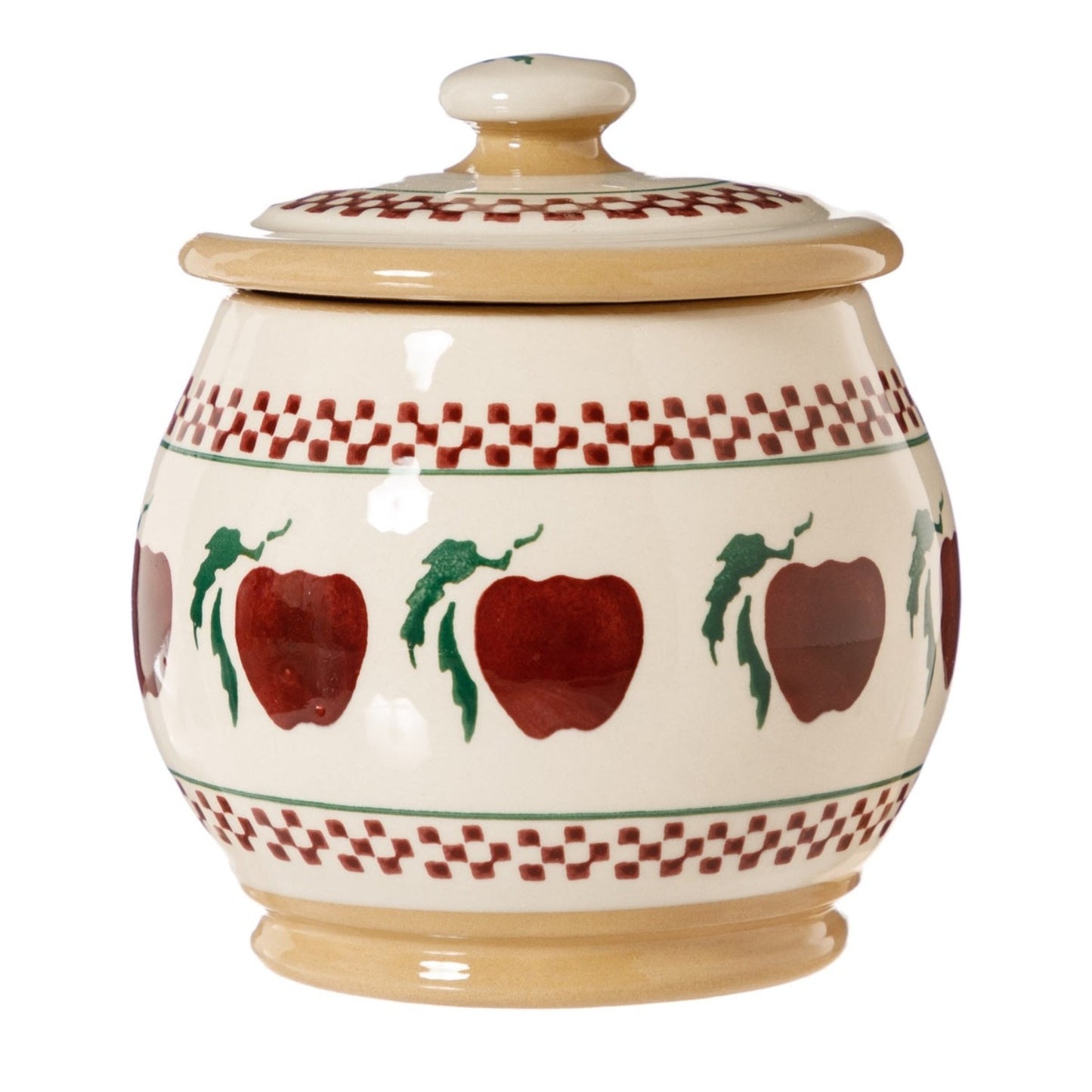 Apple Small Round Lid Jar