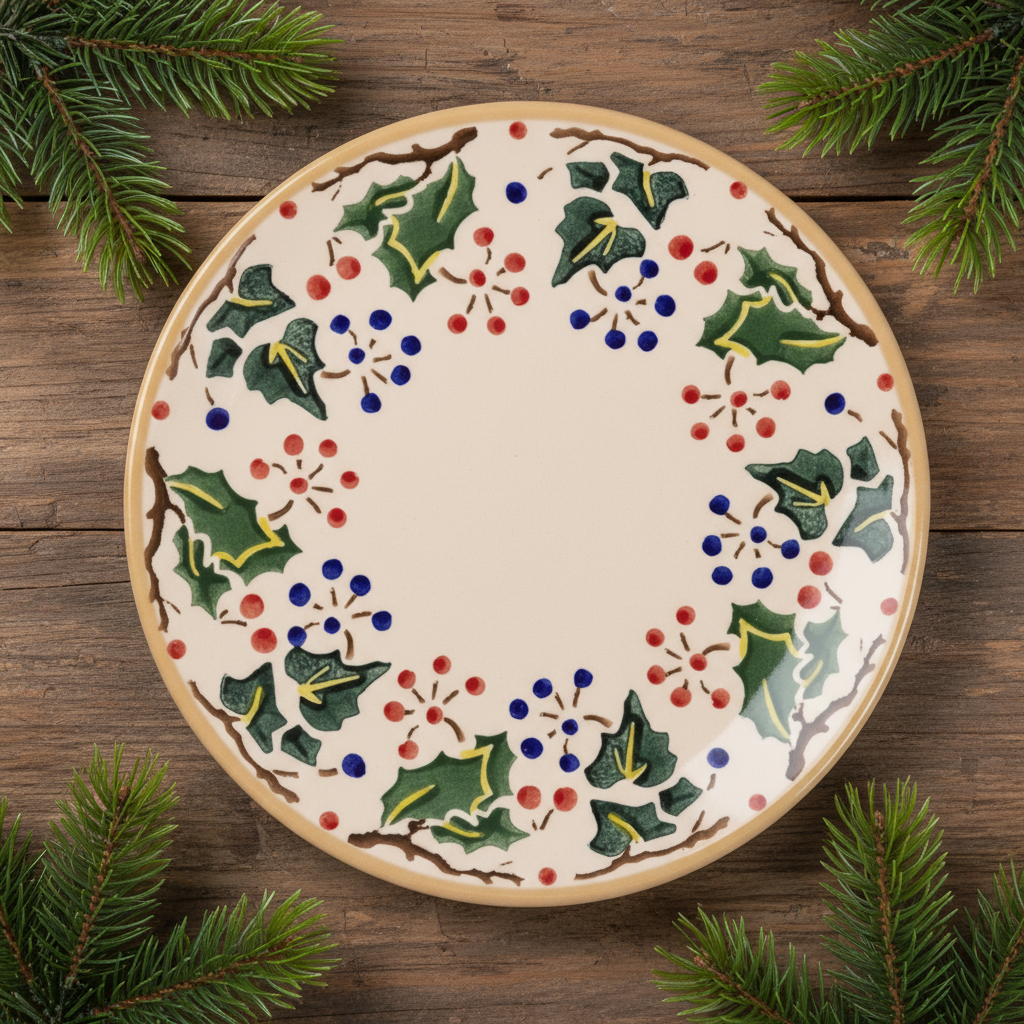 Nicholas Mosse Wintergreen Limited Edition 2025 Holiday Plate