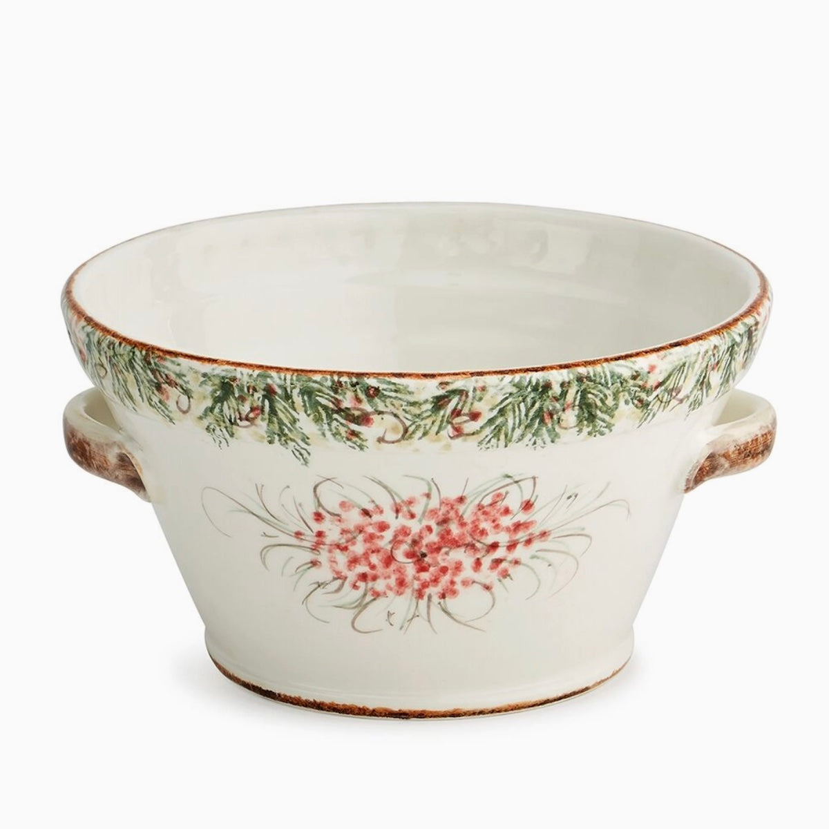 Natale Small Handled Bowl