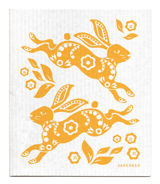 Jangneus - Swedish Dishcloth - Hare - Ochre