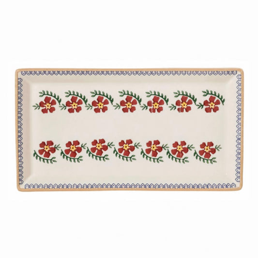 Nicholas Mosse Old Rose Large Rectangle Plate