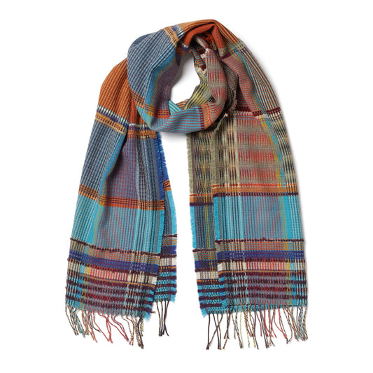 Wallace Sewell Ortensia Gulf Lambswool Mohair Wrap Scarf