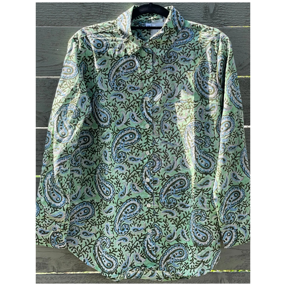 and for Good Boyfriend Long Sleeve Shirt- Paisley