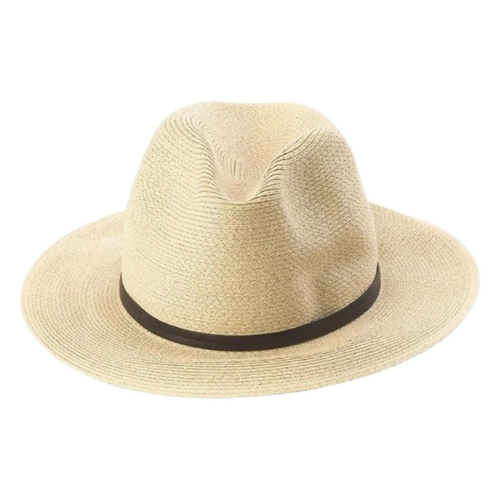 Travaux en Cours Putty Leather Tie Paper Hat