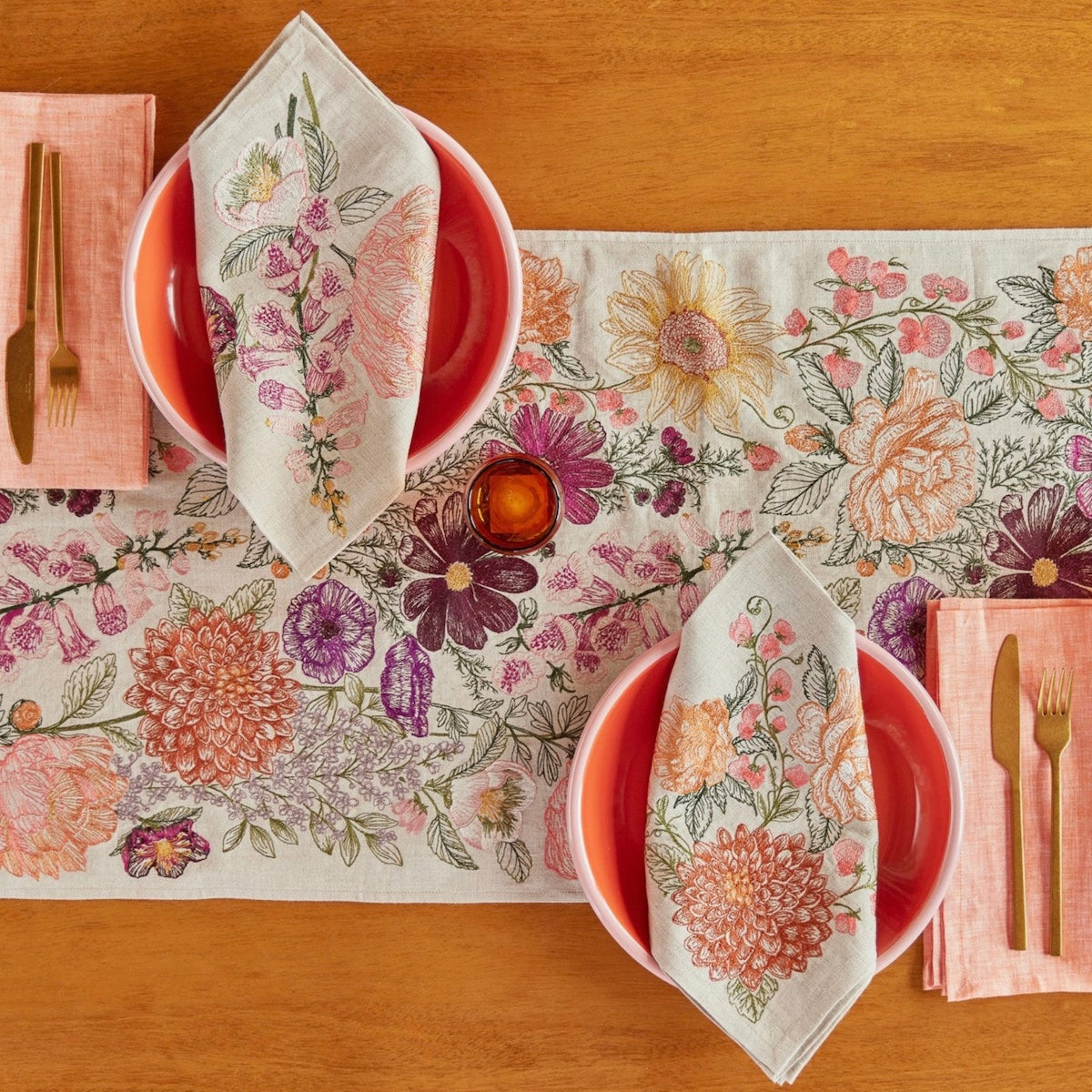 Paradise Garden Table Runner