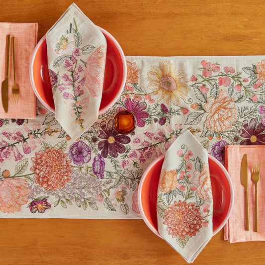 Coral & Tusk Paradise Garden Table Runner