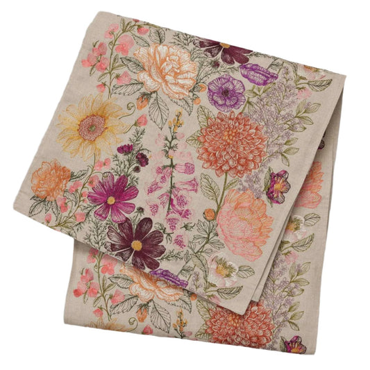 Paradise Garden Table Runner