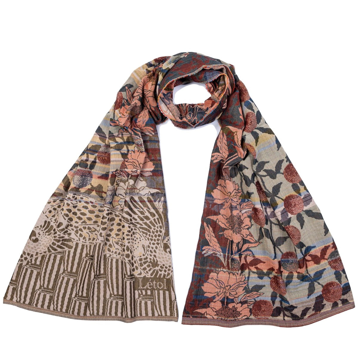 Patricia Mandarin Organic Cotton Scarf