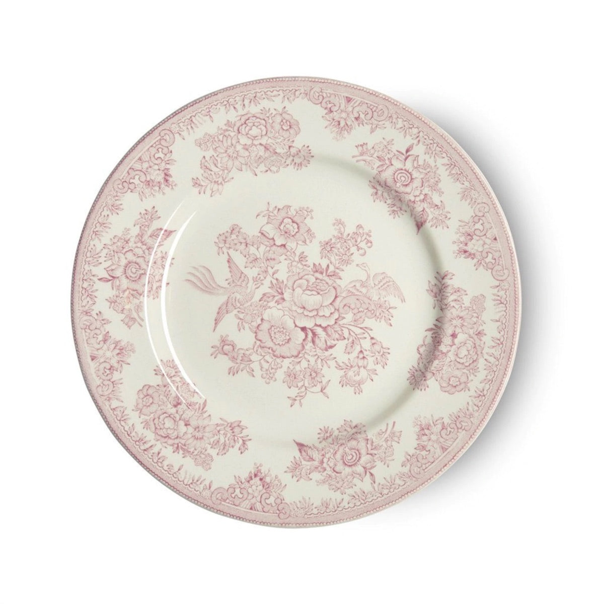 Pink Asiatic Pheasants 7" Small Plate