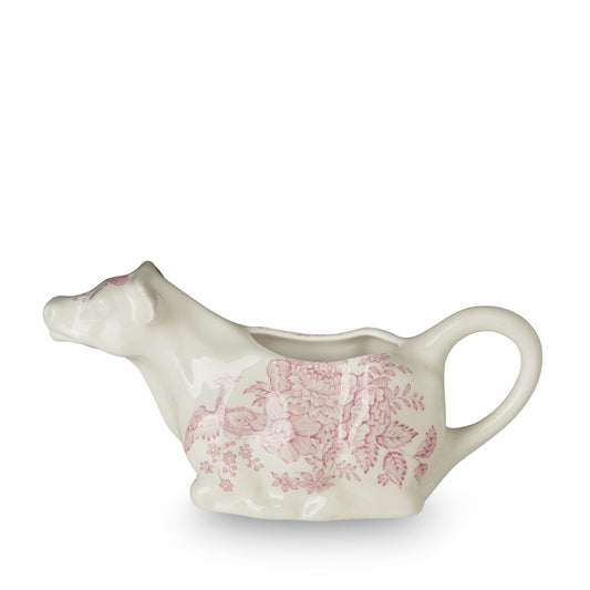 Pink Asiatic Pheasants Cow Creamer