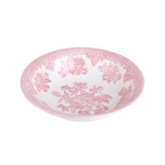 Pink Asiatic Pheasants Medium Fruit Bowl - Retired