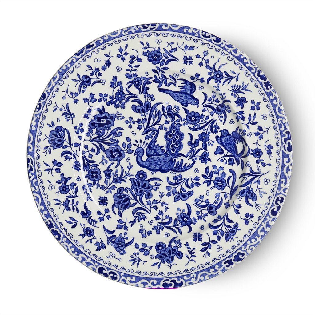 Blue Regal Peacock 9" Medium Plate