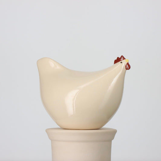 Les Ceramiques de Lussan Pullet Solid White