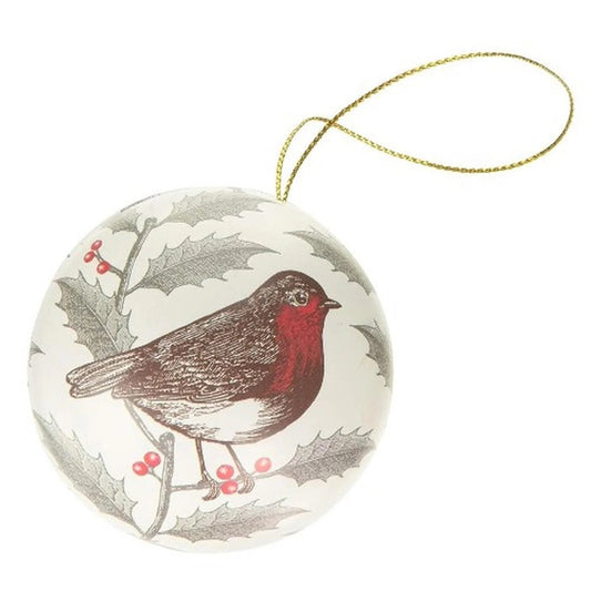 Thornback Holly & Robin Bauble