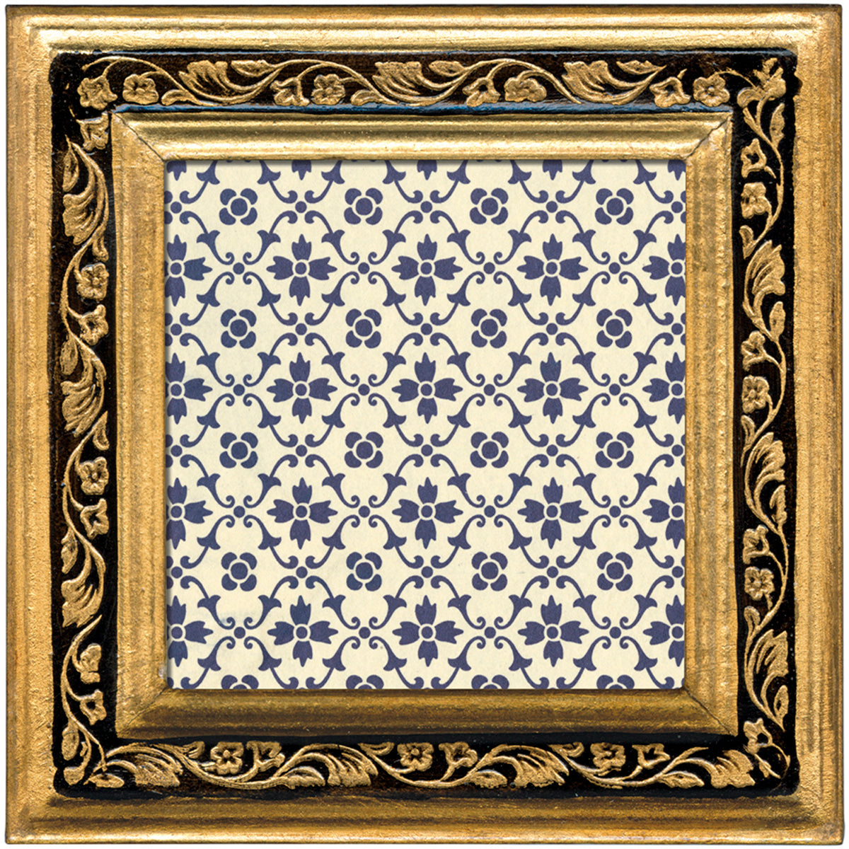 Italian Picture Frame 3x3 Roma Black