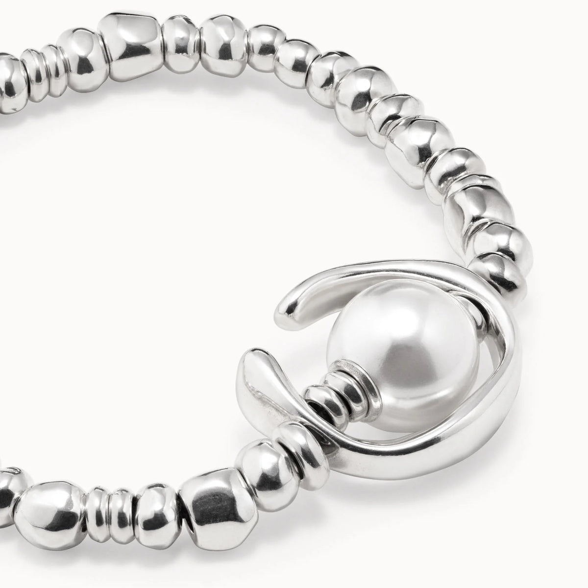 UNOde50 Another Round Bracelet -Sterling Silver Plate