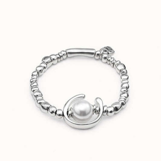 UNOde50 Another Round Bracelet -Sterling Silver Plate