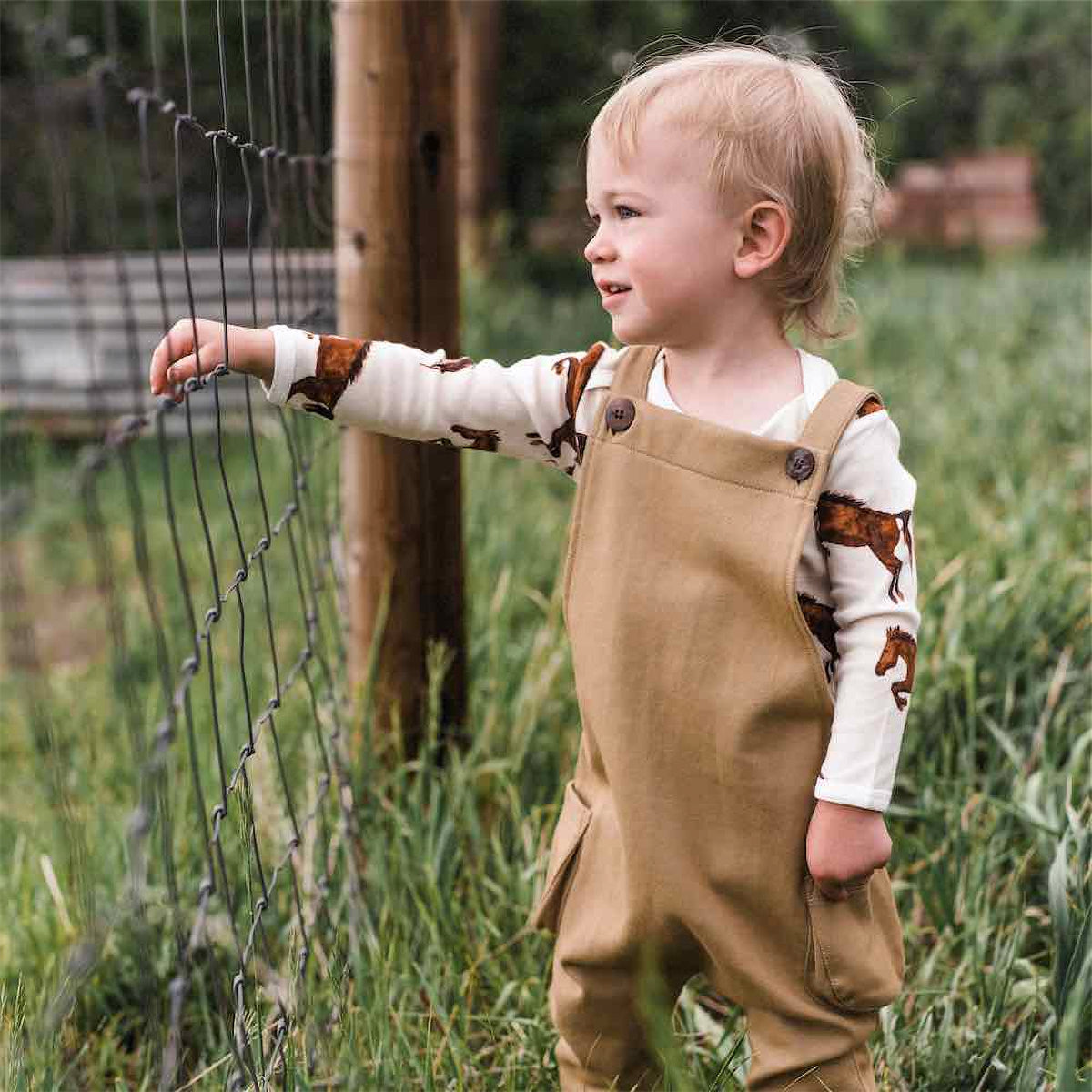 Milkbarn Organic Overall Rust Denim