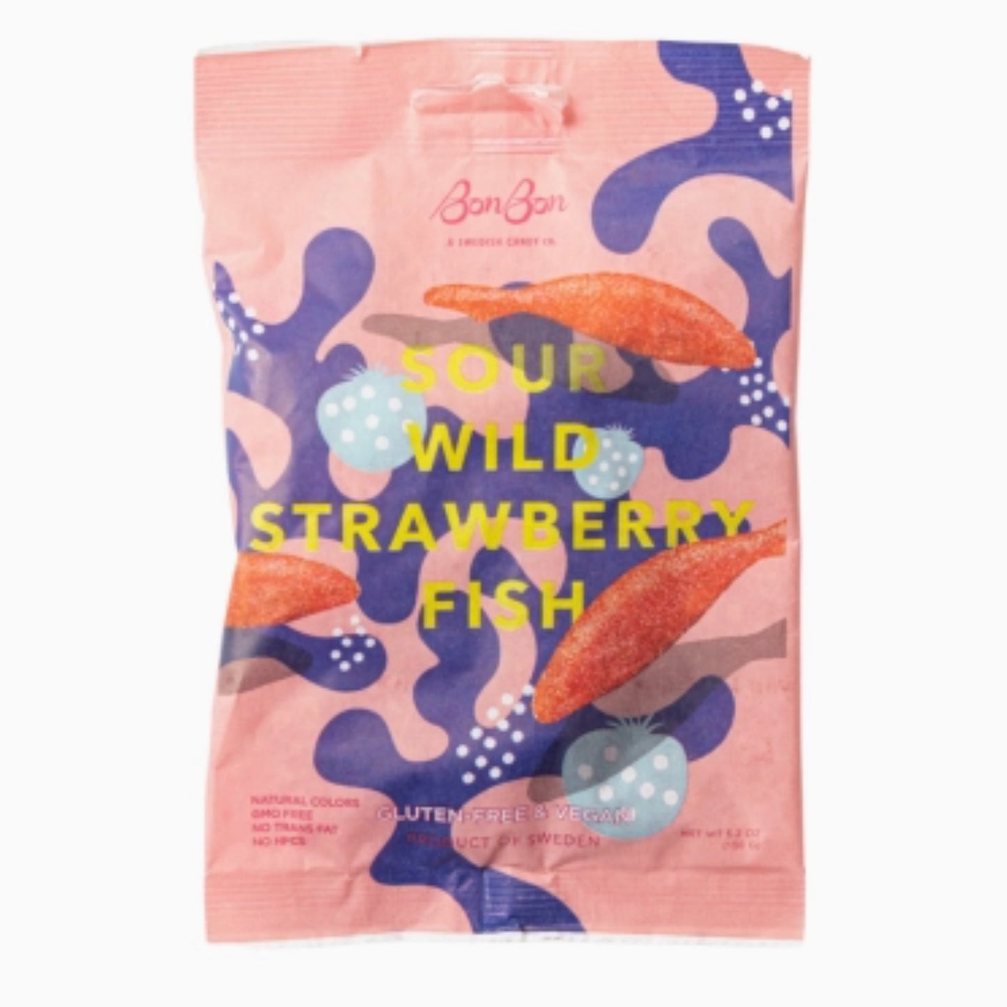 Bon Bon NYC Sour Wild Strawberry Fish - 5.2oz