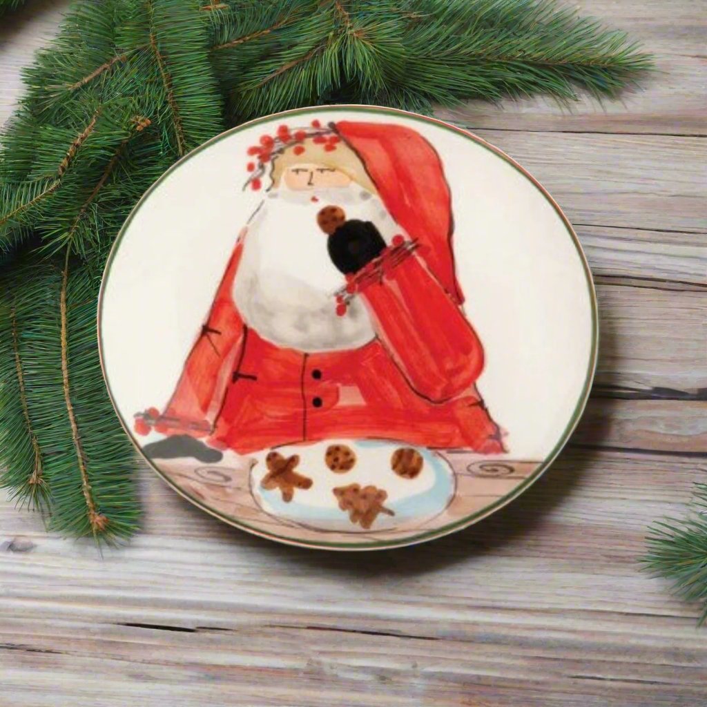 Old St. Nick Cookie Plate