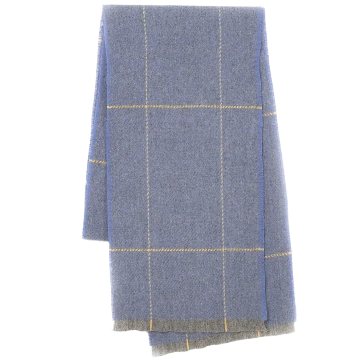 Cushendale Lambswool Turra Scarf - Blue