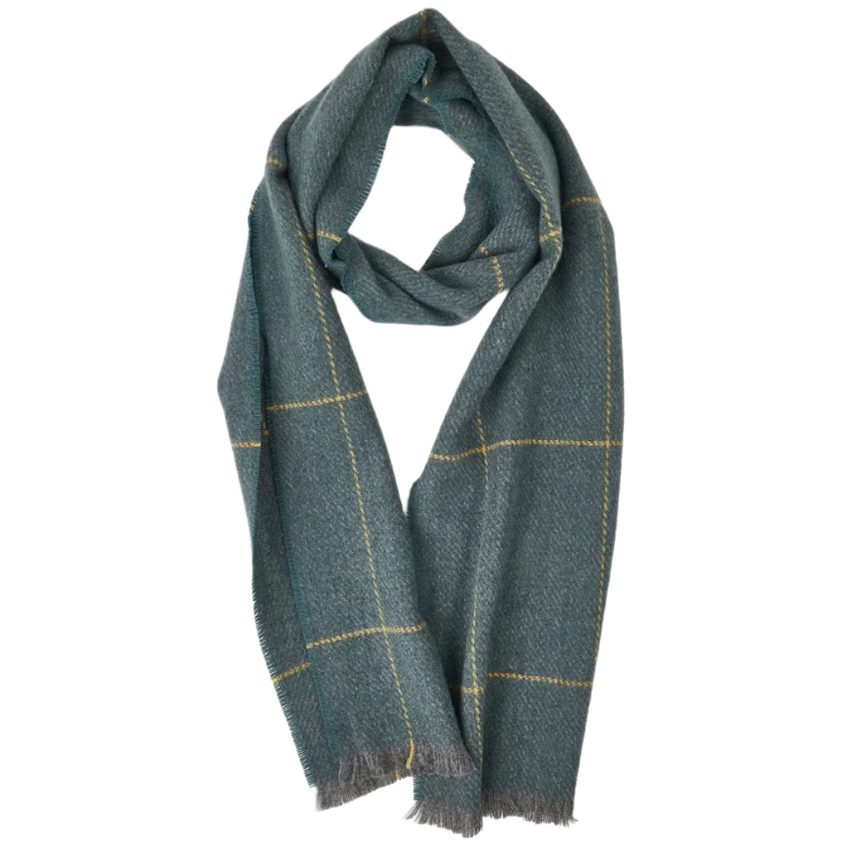 Cushendale Lambswool Turra Scarf - Sage